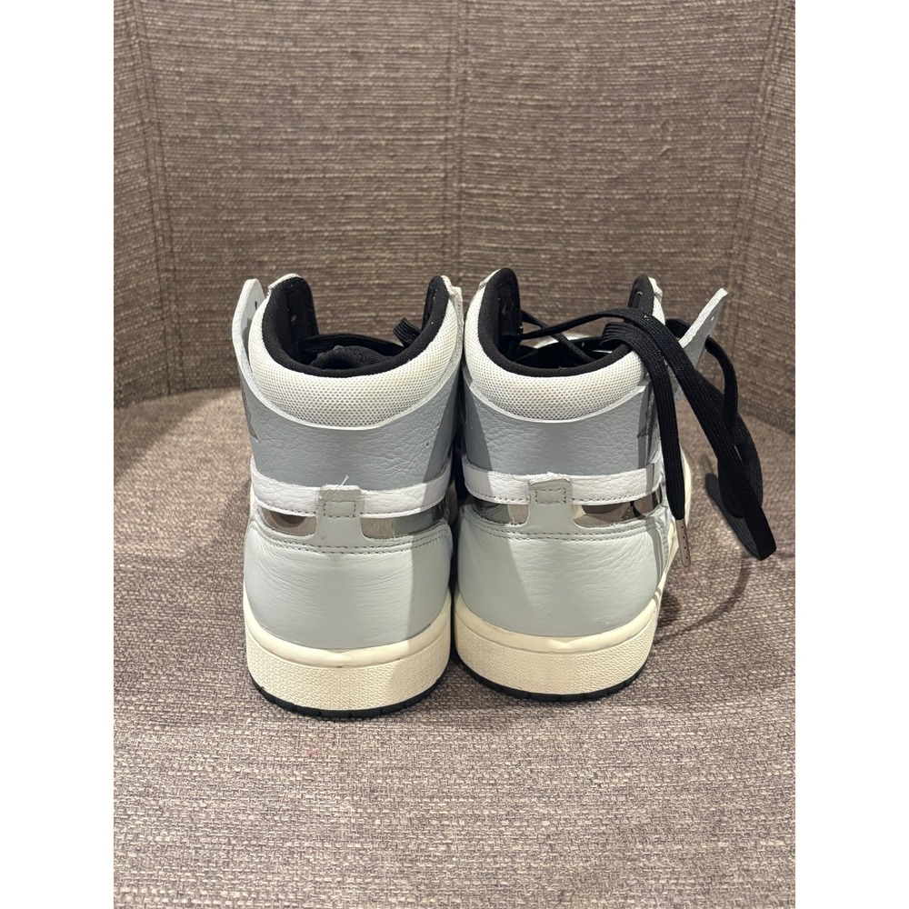 Nike Air Jordan 1 High Zoom Comfort 2 Summit White Metallic Silver DV1305-100 - Picture 2 of 8